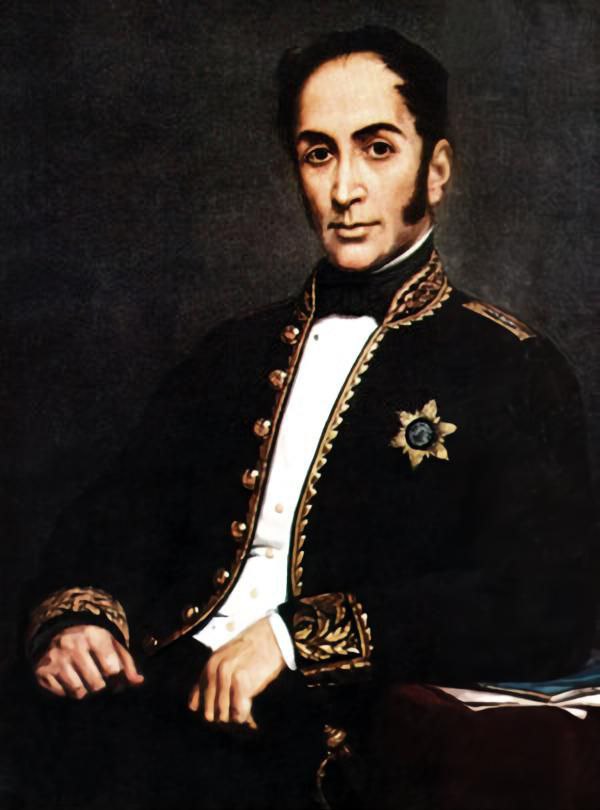 Bolívar, diplomático. Cuadro de Aita (Rita Matilde de la Peñuela)
