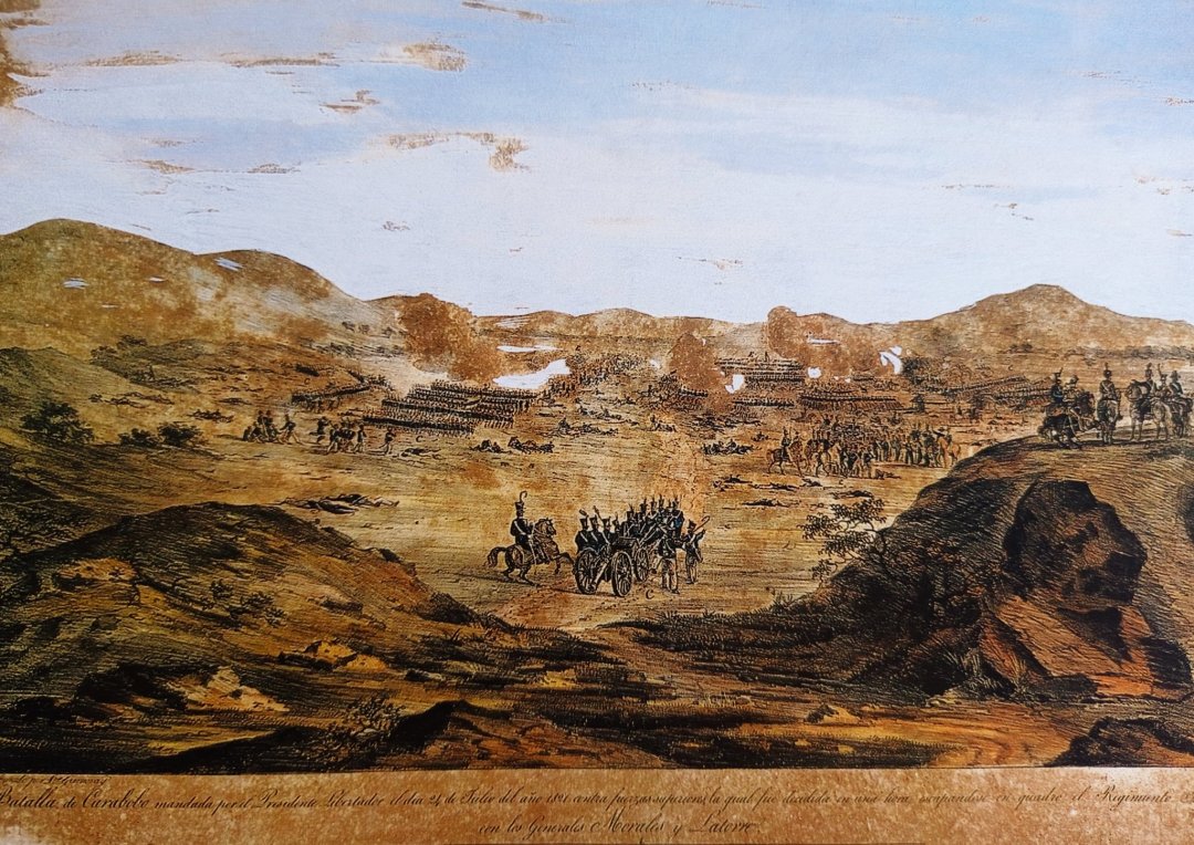 Batalla de Carabobo, por Ambroise Louis Garneray